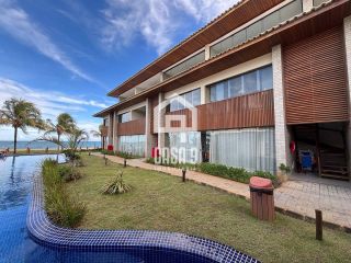 Apartamento térreo nunca habitado pé na areia com 3 suítes a venda no Mamont em Itacimirim Bahia