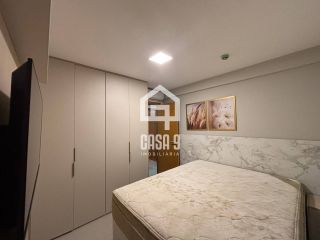 Apartamento térreo mobiliado pé na areia com 3 suítes a venda no Mamont em Itacimirim Bahia