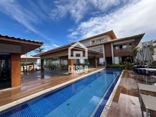 Apartamento térreo nunca habitado pé na areia com 3 suítes a venda no Mamont em Itacimirim Bahia