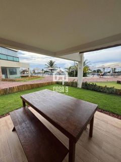 Apartamento garden mobiliado com 3 quartos pé na areia à venda em Itacimirim Bahia