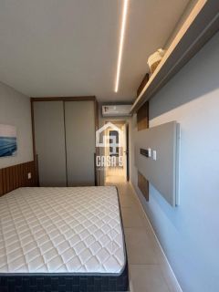 Apartamento garden mobiliado com 3 quartos pé na areia à venda em Itacimirim Bahia