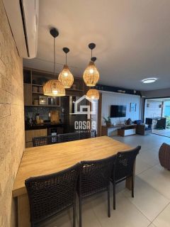 Apartamento garden mobiliado com 3 quartos pé na areia à venda em Itacimirim Bahia