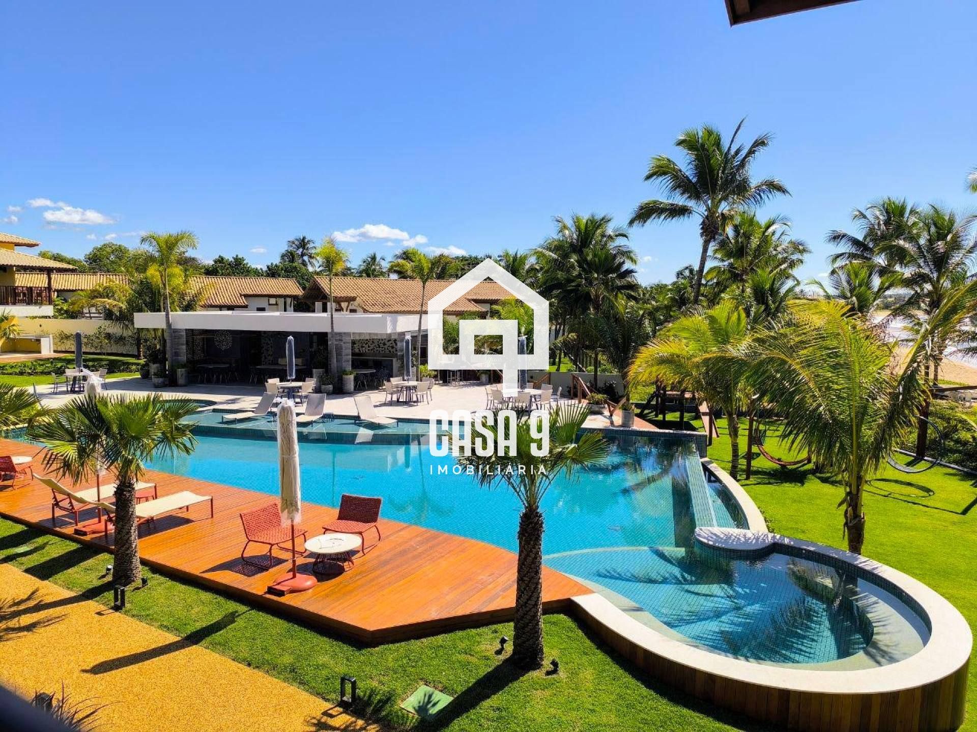 Apartamento térreo a venda com 3 suítes mobiliado no Porto da Espera em Itacimirim Bahia