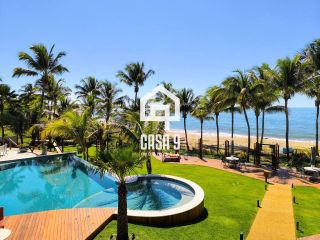 Apartamento térreo a venda com 3 suítes mobiliado no Porto da Espera em Itacimirim Bahia