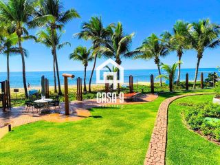 Apartamento térreo a venda com 3 suítes mobiliado no Porto da Espera em Itacimirim Bahia