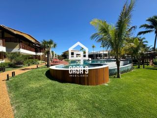 Apartamento térreo a venda com 3 suítes mobiliado no Porto da Espera em Itacimirim Bahia