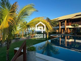 Apartamento térreo a venda com 3 suítes mobiliado no Porto da Espera em Itacimirim Bahia