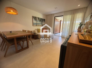 Apartamento térreo a venda com 3 suítes mobiliado no Porto da Espera em Itacimirim Bahia