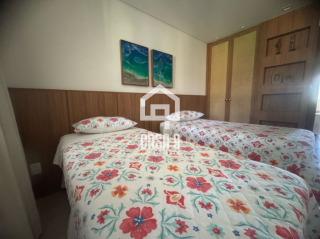 Apartamento térreo a venda com 3 suítes mobiliado no Porto da Espera em Itacimirim Bahia