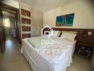 Apartamento térreo a venda com 3 suítes mobiliado no Porto da Espera em Itacimirim Bahia