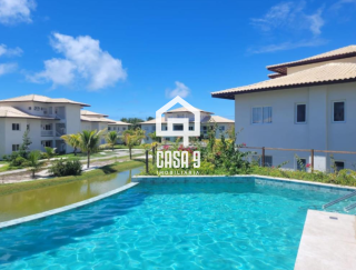 Apartamento superior 3 quartos mobiliado a venda no Village dos Ipes condomínio Piscinas Naturais Praia do Forte Bahia