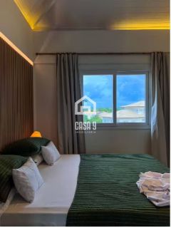 Apartamento superior 3 quartos mobiliado a venda no Village dos Ipes condomínio Piscinas Naturais Praia do Forte Bahia