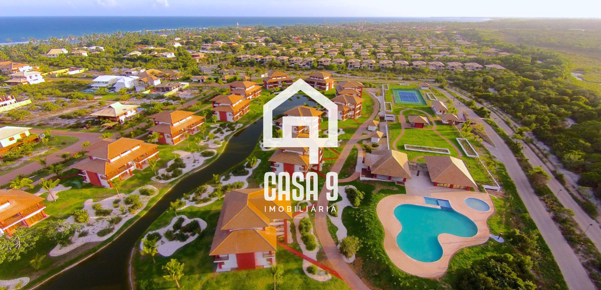 Apartamento térreo a venda com 3 quartos no Village das Acacias Piscinas Naturais Praia do Forte Bahia