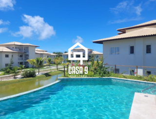 Apartamento térreo 3 quartos mobiliado a venda no Village dos Ipes condomínio Piscinas Naturais Praia do Forte Bahia