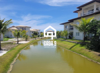 Apartamento térreo 3 quartos mobiliado a venda no Village dos Ipes condomínio Piscinas Naturais Praia do Forte Bahia