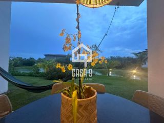 Apartamento térreo 3 quartos mobiliado a venda no Village dos Ipes condomínio Piscinas Naturais Praia do Forte Bahia