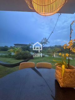 Apartamento térreo 3 quartos mobiliado a venda no Village dos Ipes condomínio Piscinas Naturais Praia do Forte Bahia