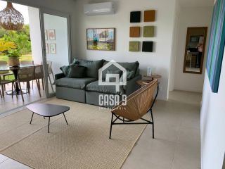 Apartamento térreo 3 quartos mobiliado a venda no Village dos Ipes condomínio Piscinas Naturais Praia do Forte Bahia