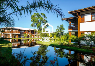 Apartamento térreo a venda com 2 suítes mobiliado no condomínio Vila da Enseada em Praia do Forte Bahia