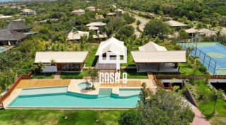 Apartamento térreo a venda com 2 suítes mobiliado no condomínio Vila da Enseada em Praia do Forte Bahia