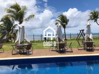 Apartamento superior a venda mobiliado com 3 suítes pé na areia no condomínio PUNTA CANA em Itacimirim Bahia