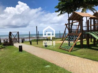 Apartamento superior a venda mobiliado com 3 suítes pé na areia no condomínio PUNTA CANA em Itacimirim Bahia