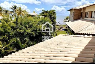 Apartamento superior a venda mobiliado com 3 suítes pé na areia no condomínio PUNTA CANA em Itacimirim Bahia