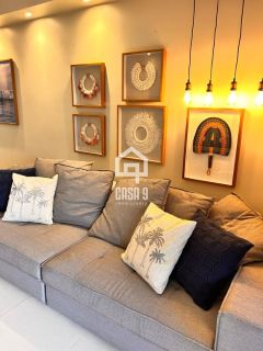 Apartamento duplex mobiliado a venda com 3 suítes condomínio TAVARUA em Itacimirim Bahia