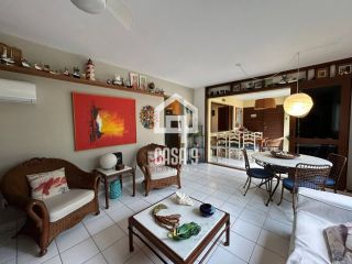 Apartamento mobiliado pra locação anual com 3 quartos e dependência completa condomínio Genipabu Summer Residence em Guarajuba Bahia