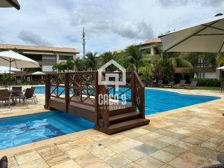 Apartamento mobiliado pra locação anual com 3 quartos e dependência completa condomínio Genipabu Summer Residence em Guarajuba Bahia