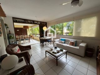 Apartamento mobiliado pra locação anual com 3 quartos e dependência completa condomínio Genipabu Summer Residence em Guarajuba Bahia