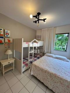 Apartamento mobiliado pra locação anual com 3 quartos e dependência completa condomínio Genipabu Summer Residence em Guarajuba Bahia