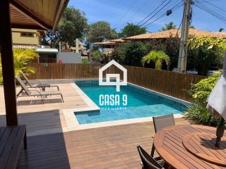 Apartamento térreo em condomínio pé na Areia em Praia do Forte Bahia
