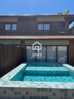 Casa com 03 suítes mobiliada pé na areia piscina privativa no condomínio Marlua em Itacimirim Bahia