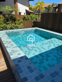 Casa com 03 suítes mobiliada pé na areia piscina privativa no condomínio Marlua em Itacimirim Bahia