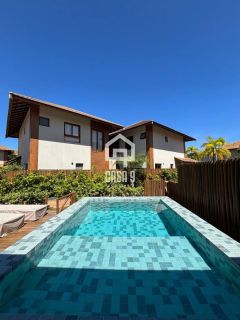 Casa com 03 suítes mobiliada pé na areia piscina privativa no condomínio Marlua em Itacimirim Bahia