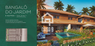 Casa com 03 suítes mobiliada pé na areia piscina privativa no condomínio Marlua em Itacimirim Bahia