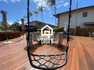 Casa com 4 suítes mobiliada pé na areia piscina privativa no condomínio Marlua em Itacimirim Bahia