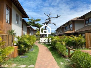 Casa com 4 suítes mobiliada pé na areia piscina privativa no condomínio Marlua em Itacimirim Bahia