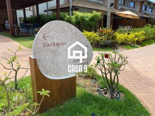 Casa com 4 suítes mobiliada pé na areia piscina privativa no condomínio Marlua em Itacimirim Bahia