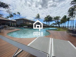 Casa com 4 suítes mobiliada pé na areia piscina privativa no condomínio Marlua em Itacimirim Bahia