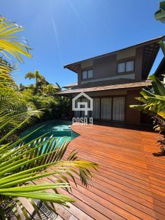 Casa com 4 suítes mobiliada pé na areia piscina privativa no condomínio Marlua em Itacimirim Bahia