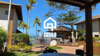 Casa com 4 suítes pé na areia piscina privativa no condomínio Marlua em Itacimirim Bahia