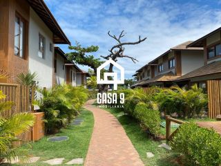 Casa com 4 suítes pé na areia piscina privativa no condomínio Marlua em Itacimirim Bahia