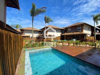 Casa com 4 suítes pé na areia piscina privativa no condomínio Marlua em Itacimirim Bahia