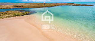 Casa com 4 suítes pé na areia piscina privativa no condomínio Marlua em Itacimirim Bahia