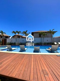 Apartamento superior duplex mobiliado com 4 suítes a venda no condomínio Porto Feliz em Itacimirim Bahia