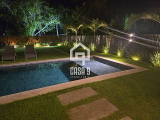 Casa térrea mobiliada com 5 suítes a venda no condomínio Enseada Praia da Espera em Itacimirim Bahia