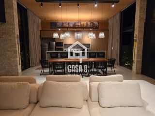 Casa térrea mobiliada com 5 suítes a venda no condomínio Enseada Praia da Espera em Itacimirim Bahia