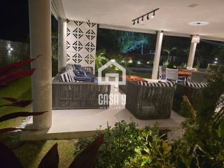 Casa térrea mobiliada com 5 suítes a venda no condomínio Enseada Praia da Espera em Itacimirim Bahia
